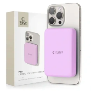 Hurtownia GSM - Tech-Protect PB11 LifeMag MagSafe Power Bank 10000mAh Lila - THP3230 - {ean13} - Hurt