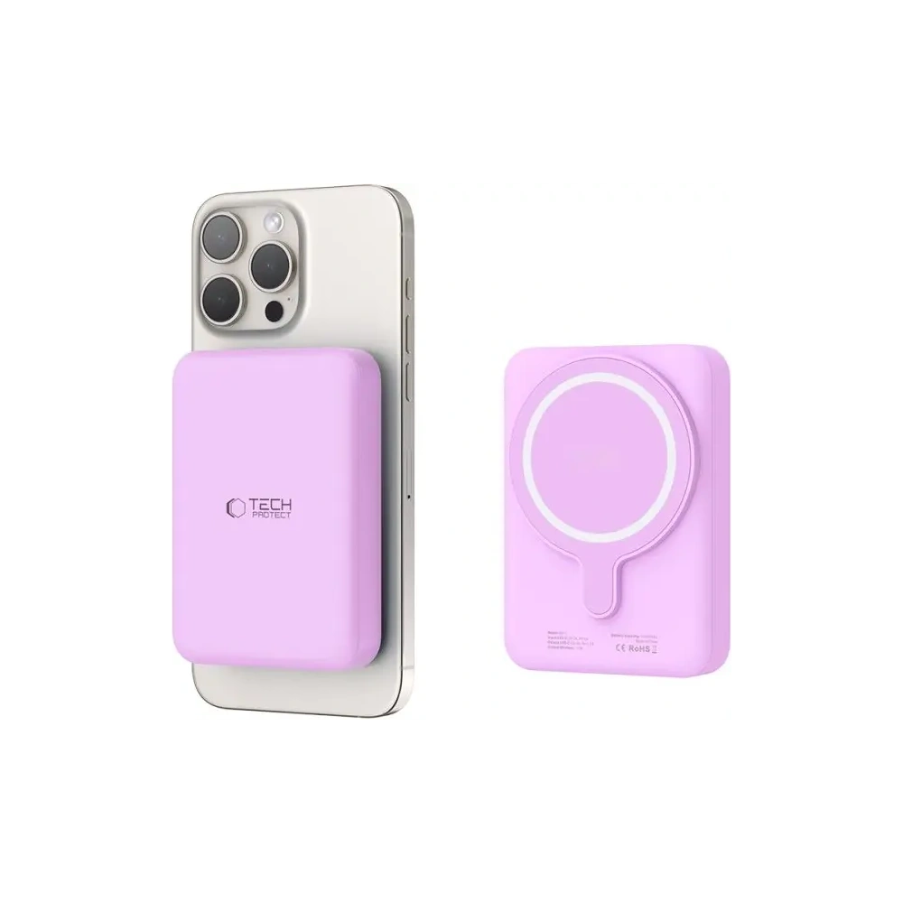 Hurtownia GSM - Tech-Protect PB11 LifeMag MagSafe Power Bank 10000mAh Lila - THP3230 - {ean13} - Hurt