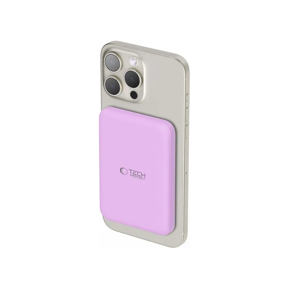 Hurtownia GSM - Tech-Protect PB10 LifeMag MagSafe Baterie externă 5000mAh Lila - THP3231 - {ean13} - Hurt