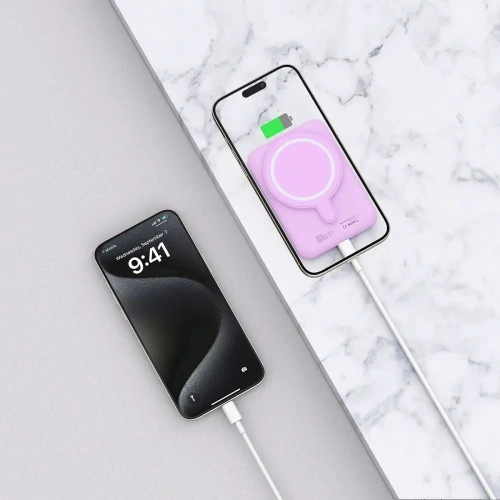 Powerbank Tech-Protect PB10 LifeMag MagSafe Power Bank 5000mAh Lilac