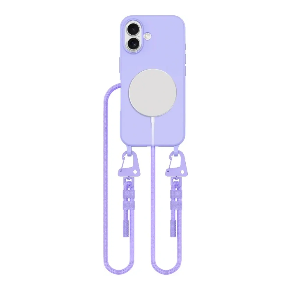 Etui Tech-Protect Magnecklace MagSafe Apple iPhone 16 Lavender