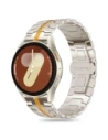 Tech-Protect Linie din Oțel Inoxidabil Samsung Galaxy Watch 4 / 5 / 5 Pro / 6 / 7 / FE Titan/oranj