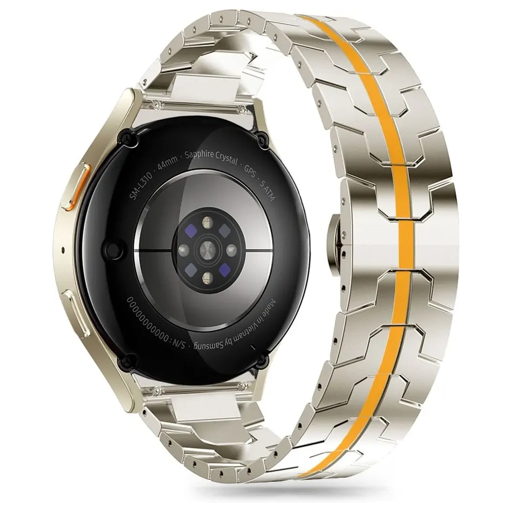 Wholesale Tech-Protect Stainless Line Samsung Galaxy Watch 4 / 5 / 5 Pro / 6 / 7 / FE Titanium/orange - THP3234 - {ean13} - Hurt