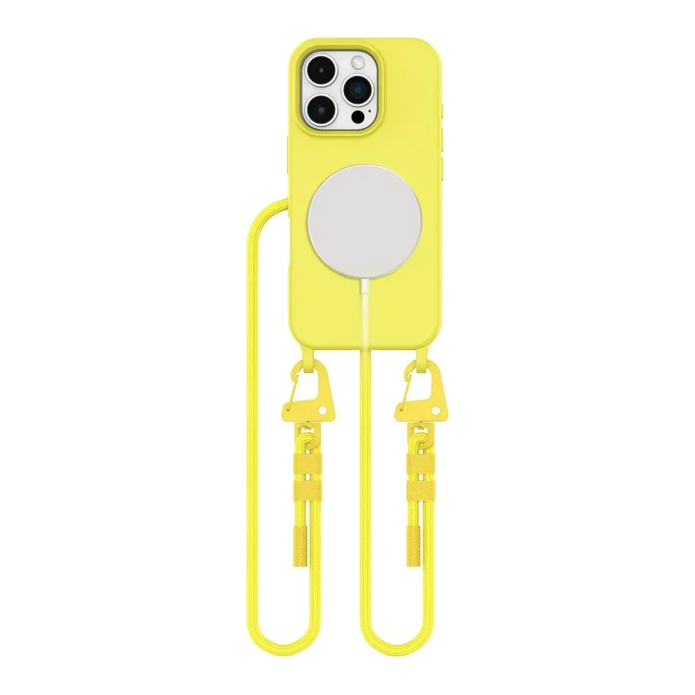Etui Tech-Protect Magnecklace MagSafe Apple iPhone 16 Pro Max Canary Yellow