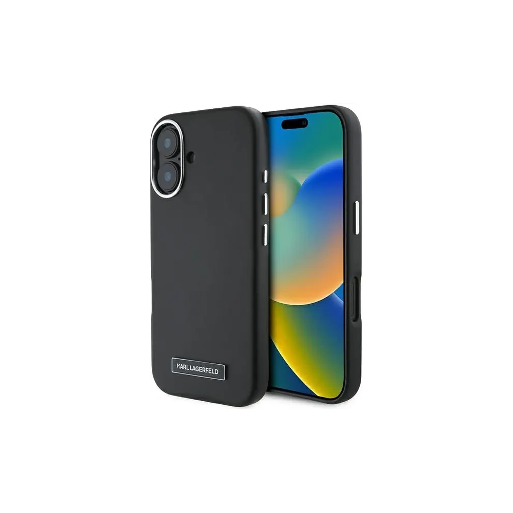 Hurtownia GSM - Karl Lagerfeld KLHMP16MPGMSRPK Apple iPhone 16 Plus kemény tok FW fémlemez MagSafe fekete - KLD21712 - {ean13} - Hurt