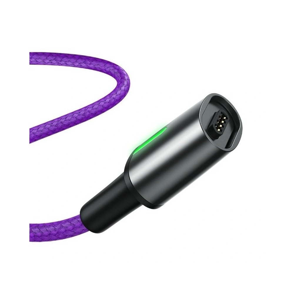 Hurtownia GSM - Kabel magnetyczny Lightning Baseus Zinc 2.4A 1m (fioletowy) - BSU1044PRP - {ean13} - Hurt