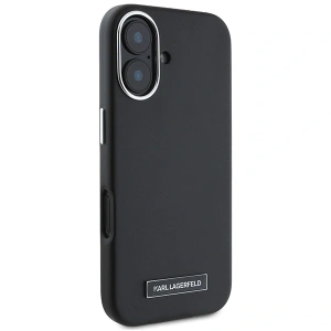 Etui Karl Lagerfeld KLHMP16MPGMSRPK Apple iPhone 16 Plus hardcase FW Metal Plate MagSafe czarny/black
