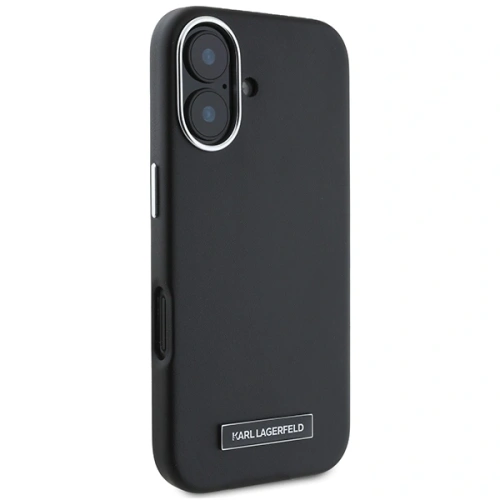 Etui Karl Lagerfeld KLHMP16MPGMSRPK Apple iPhone 16 Plus hardcase FW Metal Plate MagSafe czarny/black