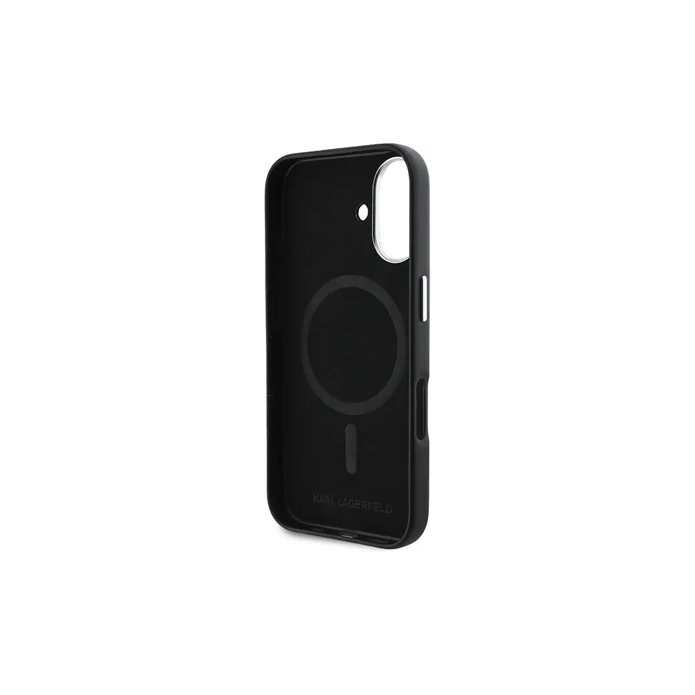 Hurtownia GSM - Karl Lagerfeld KLHMP16MPGMSRPK Apple iPhone 16 Plus Hardcase FW Metallplatte MagSafe schwarz - KLD21712 - {ean13} - Hurt