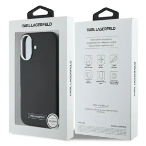 Hurtownia GSM - Karl Lagerfeld KLHMP16MPGMSRPK Apple iPhone 16 Plus kemény tok FW fémlemez MagSafe fekete - KLD21712 - {ean13} - Hurt