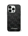 Karl Lagerfeld KLHMP16MPKHPORPK Apple iPhone 16 Plus Hartschale Hot Stamp MagSafe schwarz