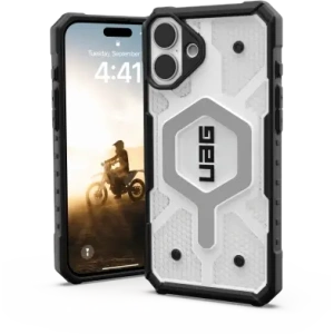 Wholesale UAG Urban Armor Gear Pathfinder Clear Apple iPhone 16 Plus MagSafe (ice/black) - UAG1435 - {ean13} - Hurt