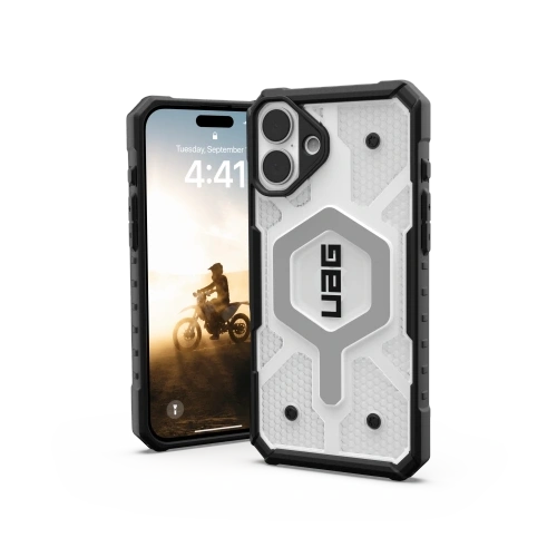 Etui UAG Urban Armor Gear Pathfinder Clear Apple iPhone 16 Plus MagSafe (ice/black)