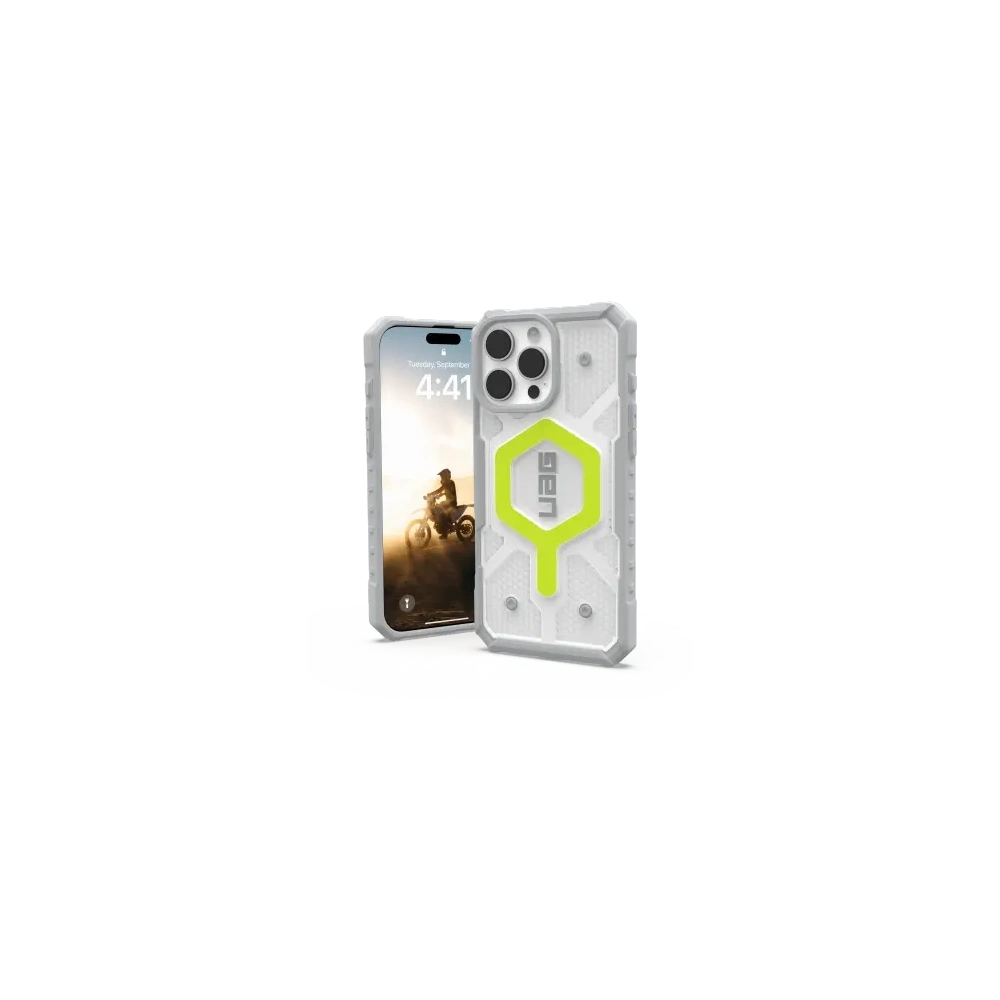 Hurtownia GSM - Etui UAG Urban Armor Gear Pathfinder Clear Apple iPhone 16 Pro Max MagSafe (active neon) - UAG1441 - {ean13} - Hurt