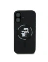 Hurtownia GSM - Karl Lagerfeld KLHMP16MSCMKCRHK Apple iPhone 16 Plus Hardcase Silikon Karl&Choupette Ring MagSafe schwarz - KLD21714 - {ean13} - Hurt