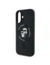Hurtownia GSM - Karl Lagerfeld KLHMP16MSCMKCRHK Apple iPhone 16 Plus Hardcase Silikon Karl&Choupette Ring MagSafe schwarz - KLD21714 - {ean13} - Hurt