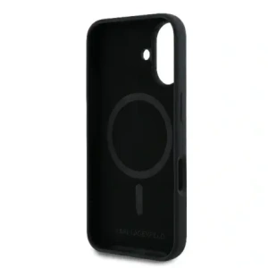Hurtownia GSM - Karl Lagerfeld KLHMP16MSCMKCRHK Apple iPhone 16 Plus kemény tok szilikon Karl&Choupette gyűrű MagSafe fekete - KLD21714 - {ean13} - Hurt