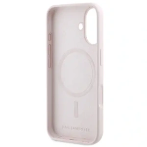Hurtownia GSM - Karl Lagerfeld KLHMP16MSCMKCRHP Apple iPhone 16 Plus keménytok Szilikon Karl&Choupette Gyűrű MagSafe rózsaszín - KLD21715 - {ean13} - Hurt