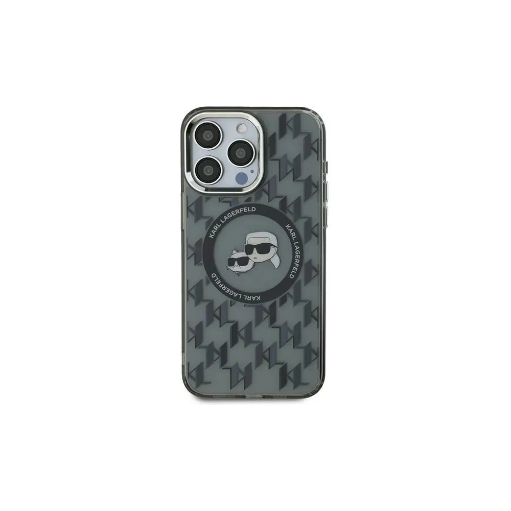 Hurtownia GSM - Karl Lagerfeld KLHMP16SHMCKMHK Apple iPhone 16 IML Monogram Karl&Choupette Head MagSafe fekete - KLD21716 - {ean13} - Hurt