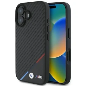 Hurtownia GSM - BMW BMHMP16M23PUDTK Apple iPhone 16 Plus hardcase Carbon Tricolor Line MagSafe černý - BMW688 - {ean13} - Hurt