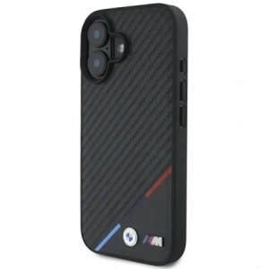 Hurtownia GSM - BMW BMHMP16M23PUDTK Apple iPhone 16 Plus hardcase Carbon Tricolor Line MagSafe černý - BMW688 - {ean13} - Hurt