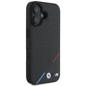 Hurtownia GSM - BMW BMHMP16M23PUDTK Apple iPhone 16 Plus kemény tok Carbon Tricolor Line MagSafe fekete - BMW688 - {ean13} - Hurt