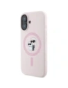 Hurtownia GSM - Karl Lagerfeld KLHMP16SSCMKCRHP Apple iPhone 16 carcasă dură din silicon Karl&Choupette MagSafe roz - KLD21722 - {ean13} - Hurt