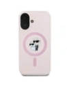 Hurtownia GSM - Karl Lagerfeld KLHMP16SSCMKCRHP Apple iPhone 16 carcasă dură din silicon Karl&Choupette MagSafe roz - KLD21722 - {ean13} - Hurt