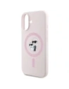 Hurtownia GSM - Karl Lagerfeld KLHMP16SSCMKCRHP Apple iPhone 16 carcasă dură din silicon Karl&Choupette MagSafe roz - KLD21722 - {ean13} - Hurt