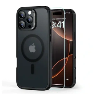 Hurtownia GSM - ESR Classic Hybrid Halolock MagSafe & Tempered Glass Apple iPhone 16 Pro Max Negru Cernit - ESR846 - {ean13} - Hurt