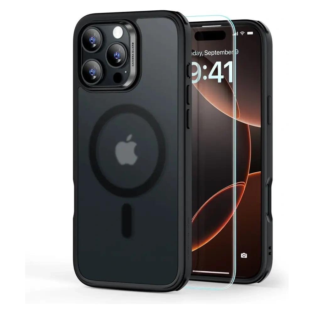Hurtownia GSM - ESR Classic Hybrid Halolock MagSafe & Tempered Glass Apple iPhone 16 Pro Max Mražená černá - ESR846 - {ean13} - Hurt