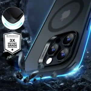 Hurtownia GSM - ESR Classic Hybrid Halolock MagSafe & Tempered Glass Apple iPhone 16 Pro Max Negru Cernit - ESR846 - {ean13} - Hurt