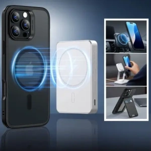 Hurtownia GSM - ESR Classic Hybrid Halolock MagSafe & Tempered Glass Apple iPhone 16 Pro Max Negru Cernit - ESR846 - {ean13} - Hurt
