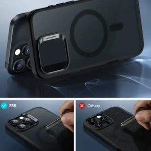 ESR Classic Hybrid Halolock MagSafe & Tempered Glass Apple iPhone 16 Pro Max Frosted Black