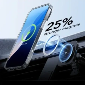 Hurtownia GSM - ESR Suport clasic hibrid Halolock MagSafe și sticlă călită Apple iPhone 16 Pro Max Clar - ESR848 - {ean13} - Hurt