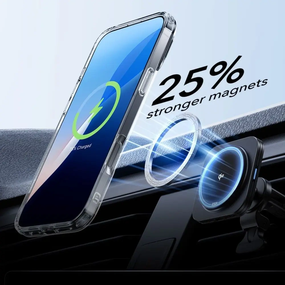 Hurtownia GSM - ESR Classic Hybrid Kickstand Halolock MagSafe és Edzett Üveg Apple iPhone 16 Pro Max Átlátszó - ESR848 - {ean13} - Hurt