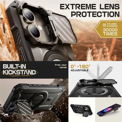 Etui Supcase Unicorn Beetle XT Mag MagSafe Apple iPhone 16 Black