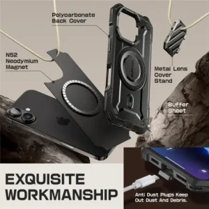 Hurtownia GSM - Supcase Unicorn Beetle XT Mag MagSafe Apple iPhone 16 Schwarz - SPC451 - {ean13} - Hurt