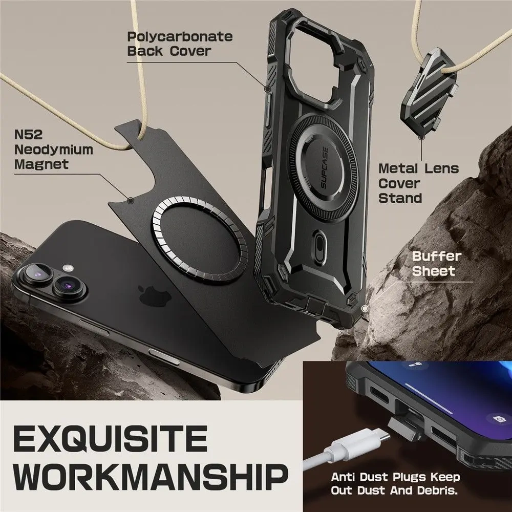 Hurtownia GSM - Supcase Unicorn Beetle XT Mag MagSafe Apple iPhone 16 Černá - SPC451 - {ean13} - Hurt