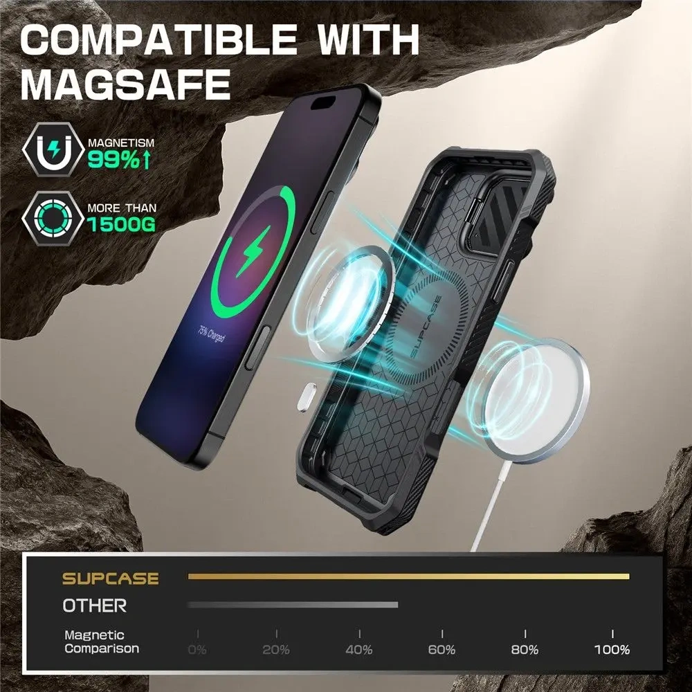 Hurtownia GSM - Supcase Unicorn Beetle XT Mag MagSafe Apple iPhone 16 Černá - SPC451 - {ean13} - Hurt