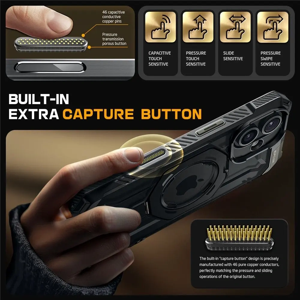 Hurtownia GSM - Supcase Unicorn Beetle Grip Mag MagSafe Apple iPhone 16 Černá - SPC452 - {ean13} - Hurt