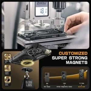 Supcase Unicorn Beetle Grip Mag MagSafe Apple iPhone 16 Černá