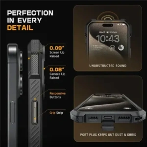 Supcase Unicorn Beetle Grip Mag MagSafe Apple iPhone 16 Černá