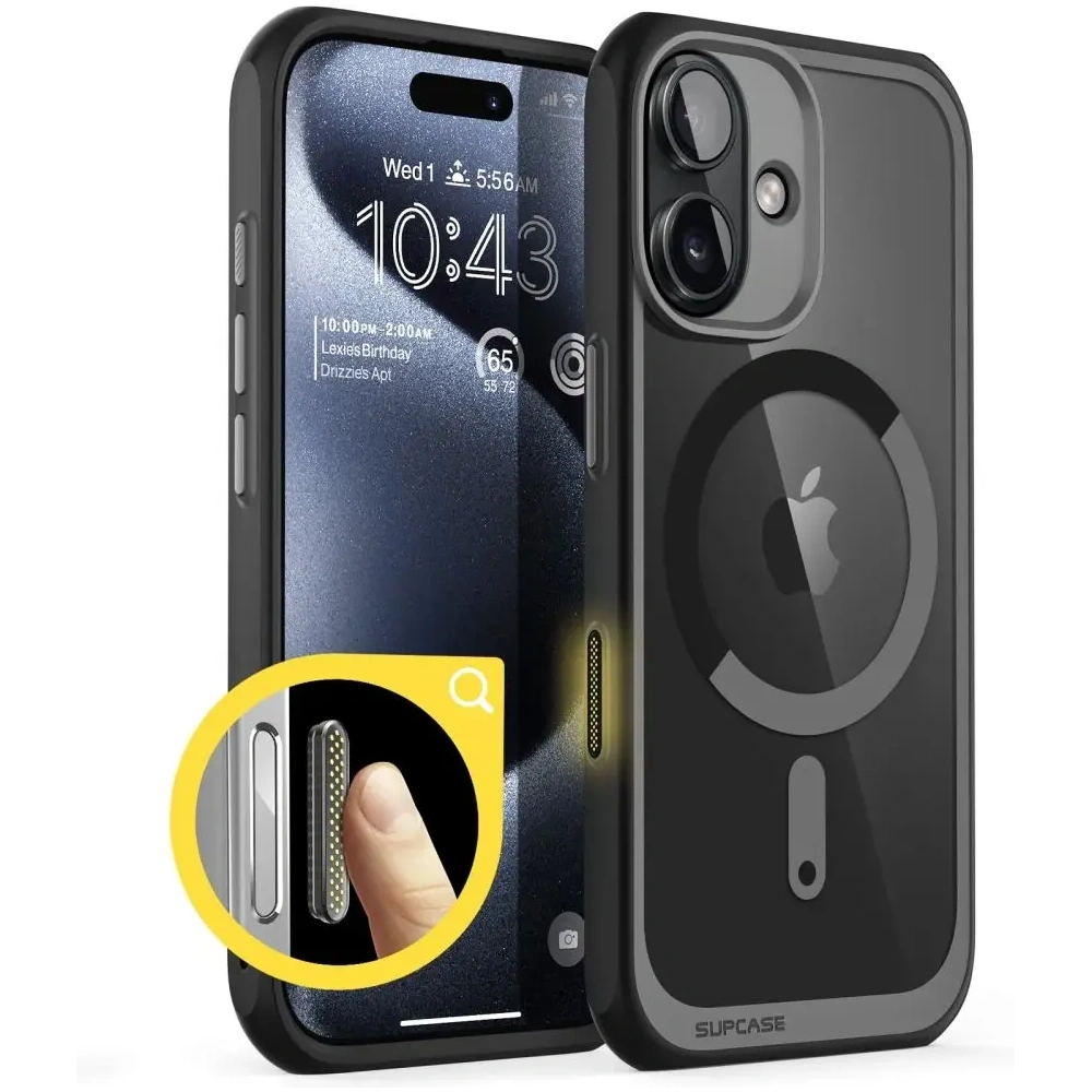 Hurtownia GSM - Supcase Unicorn Beetle Mag MagSafe Apple iPhone 16 Fekete - SPC453 - {ean13} - Hurt
