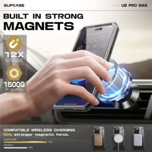 Wholesale Supcase Unicorn Beetle Pro Mag MagSafe Apple iPhone 16 Pro Black - SPC454 - {ean13} - Hurt