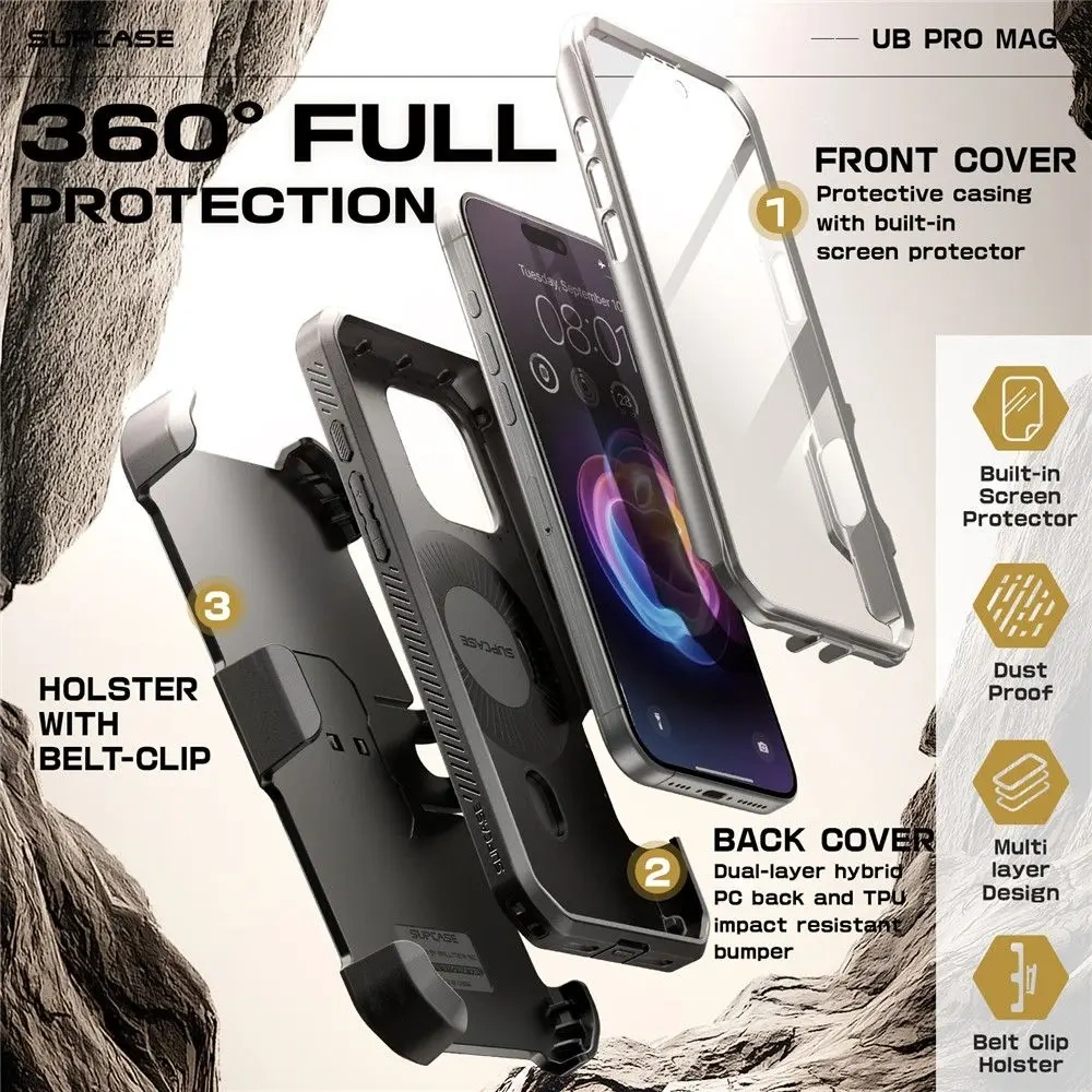 Hurtownia GSM - Etui Supcase Unicorn Beetle Pro Mag MagSafe Apple iPhone 16 Pro Tigrey - SPC455 - {ean13} - Hurt