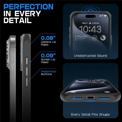 Etui Supcase Unicorn Beetle Mag MagSafe Apple iPhone 16 Pro Grey