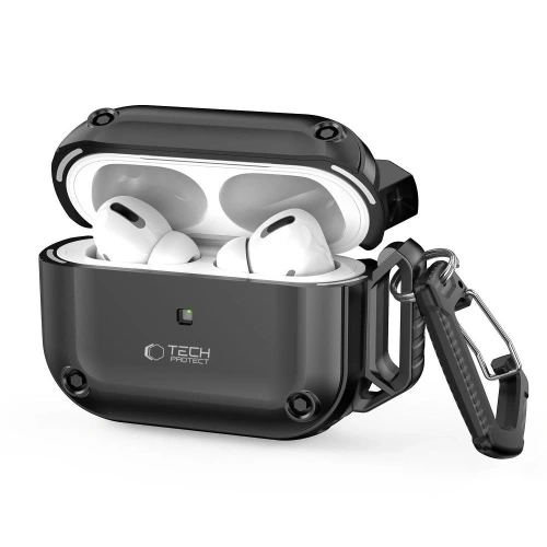 Etui Tech-Protect Rough Hook Apple AirPods Pro 1 / 2 Black