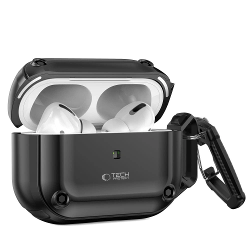 Etui Tech-Protect Rough Hook Apple AirPods Pro 1 / 2 Black