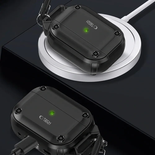 Etui Tech-Protect Rough Hook Apple AirPods Pro 1 / 2 Black